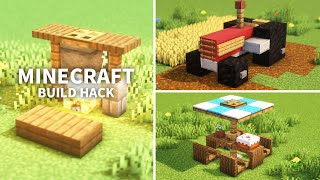 8+ Build Hacks in Minecraft | 簡単！便利すぎるミニ建築８選