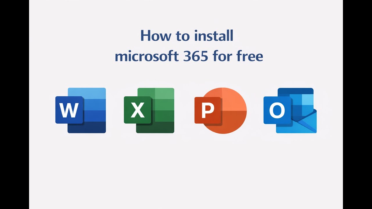 How to install Microsoft 365 for free. - YouTube