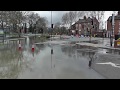 River Severn flooding Shrewsbury - 25 February 2020