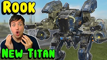 NIEUW Titan: ROOK wordt gebroken! + Robot CRISIS War Robots Test Server WR