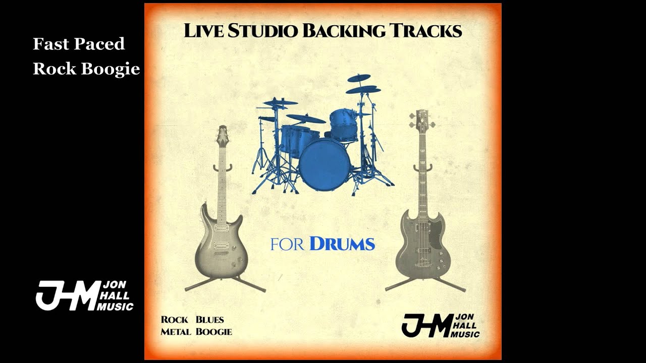 Fast Paced Rock Boogie Drum Backing Track YouTube