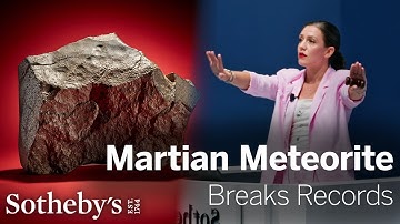 Out of This World: The Most Valuable Martian Meteorite Ever Sold | Bidding Battle | Sotheby’s