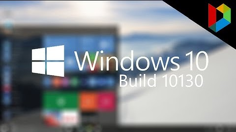 Windows 10 Build 10130 | Preview And Tour