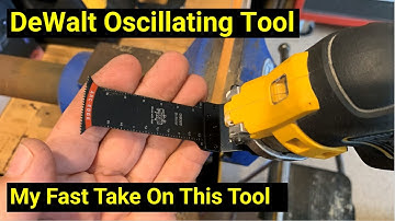 So Many Uses! DeWalt 20V MAX XR Oscillating Tool