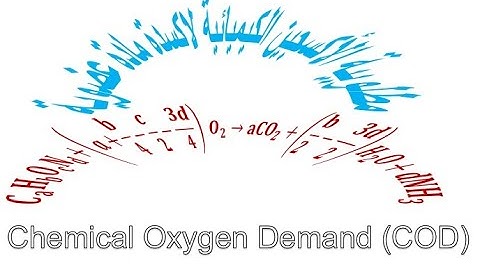 مطلوبية الأكسجين الكيميائية  what is Chemical Oxygen Demand (COD)