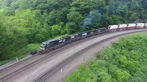 Horseshoe Curve, Pennsylvania - Drone Flight