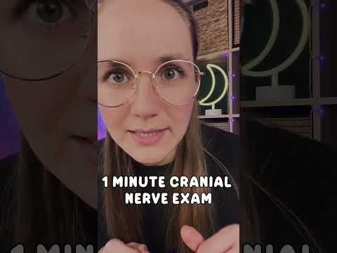 60 Second Cranial Nerve Exam #shorts #asmr