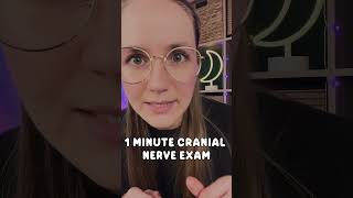 60 Second Cranial Nerve Exam #shorts #asmr