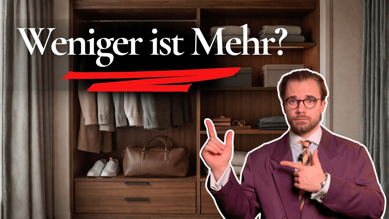 Warum ich bewusst weniger Kleidung besitze – und besser aussehe als je zuvor!