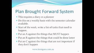 How to use S.M.A.R.T. Goal Setting skills. How to Prioritize a Schedule and Avoid Procrastination!