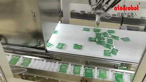 Delta Robot with sorting and packing