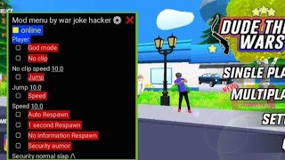 Dude theft wars mod menu by war JOKE hacker