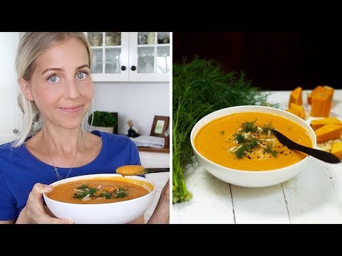 Creamy Curried Pumpkin Soup (perfect raw vegan winter recipe)