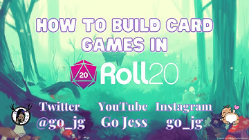 How to Build an Indie TTRPG in Roll20 | New Card Deck Tools