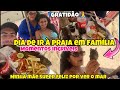 1º VLOG NA PRAIA EM FAMÍLIA + FOMOS AO SUPERMERCADO | DIA INESQUECÍVEL