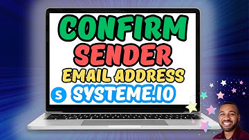 How to Confirm Sender Email Address in Systeme.io Tutorial 2023