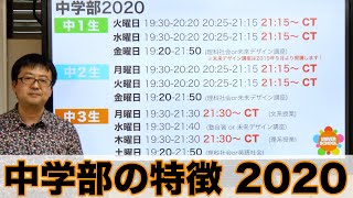 ユニバースクール2020年度の中学部の特徴！