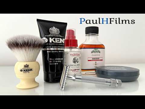 Merkur 34c | Kent Shaving Cream and Infinity Silvertex Synthetic Brush