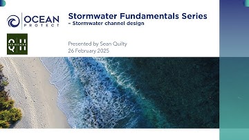 Stormwater Fundamentals Series – Stormwater Channel Design