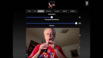 Demo of  the WARBL2 and my "Celtic Sounds" iOS app on my iPad