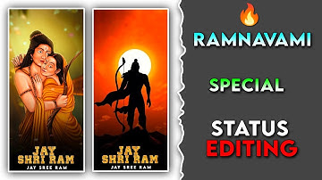 Ram Siya Ram Lofi version Status Video Editing | Ramnavami Special Status Video Editing
