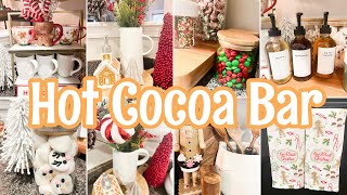 *NEW* CHRISTMAS HOT COCOA & COFFEE BAR IDEAS ✨☕ | CHRISTMAS 2022 DECORATE WITH ME