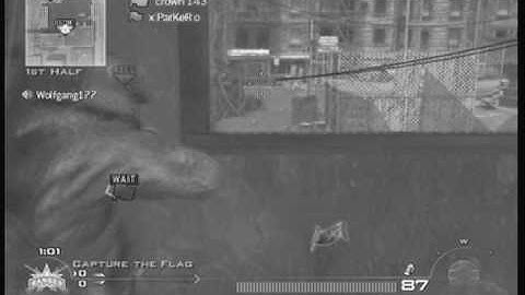 MW2 - GAMEPLAY  MLG CTF PROS  - with commentary