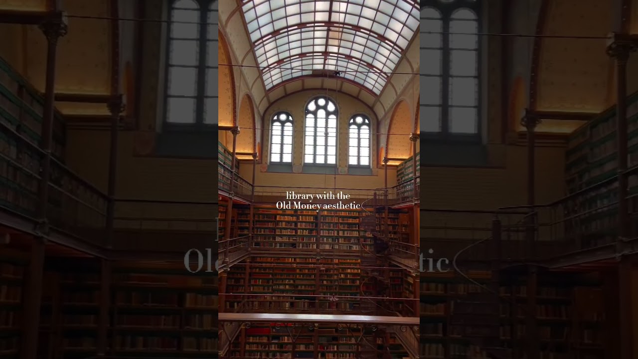 The most beautiful library ✨ #amsterdam #library #oldmoney #pinterest #pinterestaesthetic #libraries