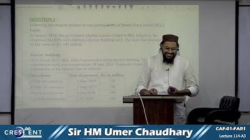 CAF 1 Sir Umer Lecture 114 A3