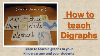 How to teach Digraphs || teaching consonant digraphs || Learning with fun !
