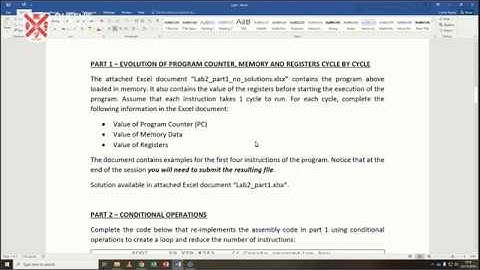 Computer Architecture, Lab 2 Review, Fall 2019