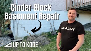 Cinder Block Basement Repair