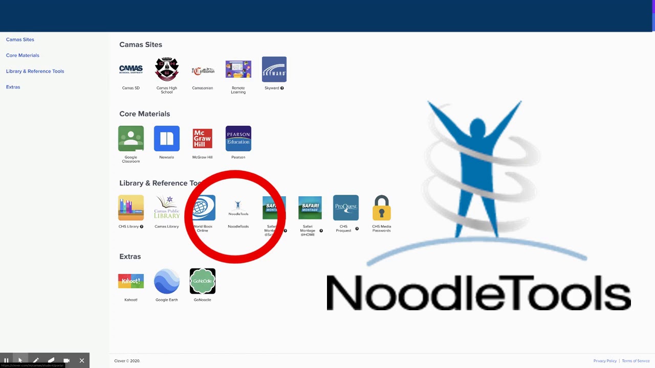 NoodleTools from Clever YouTube