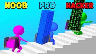 NOOB vs PRO vs HACKER - Stair Run screenshot 5