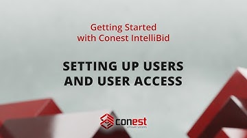 Setting Up Users and User Access | Conest Software Systems