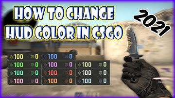 How To Change HUD Color in CSGO • 2021 TUTORIAL