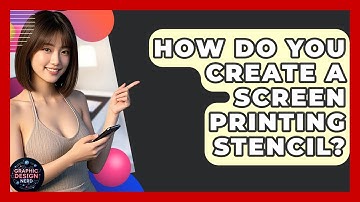 How Do You Create A Screen Printing Stencil? - Graphic Design Nerd