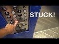 Caught on camera ? Getting stuck trapped in a brand new elevator!