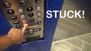 Caught on camera Getting stuck in a brand new elevator