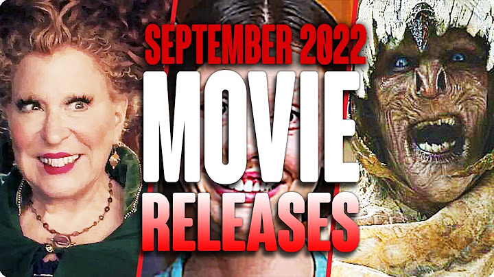What movies are coming out in september 2022