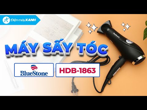 Máy sấy tóc BlueStone: tạo 7749 kiểu tóc với sấy mát (HDB-1863) • Điện máy XANH - youtube