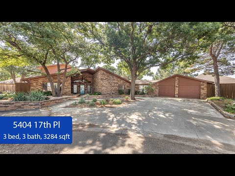 5404 17th Pl, Lubbock, TX home video tour
