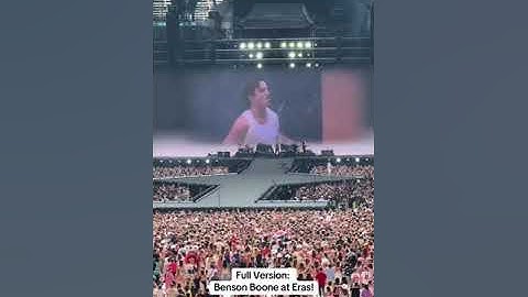 Benson Boone & Taylor Swift one show 🤯