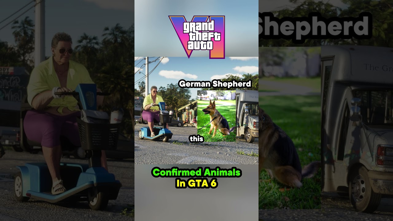 Confirmed cats and dog animals in GTA 6