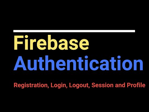 Android Kotlin Firebase Authentication Tutorial 2020 | Registration, Login, Logout, Session, Profile