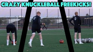 CRAZY Knuckleball Freekicks! | Unedited Shooting Practice