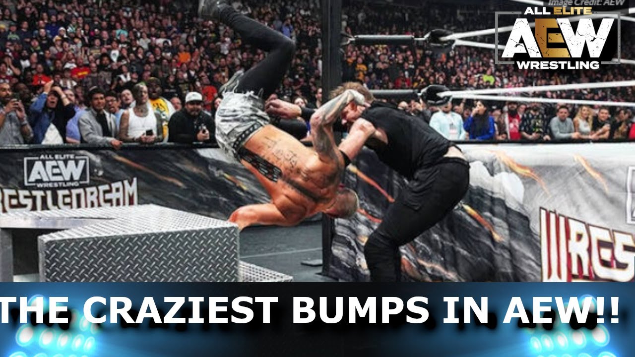 Top 5 Craziest Bumps In AEW.  (LET US KNOW YOUR LIST IN THE COMMENTS)