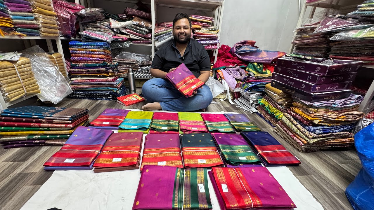 Chickpet Bangalore Wholesale Saree | Budget Friendly Gifting sarees | Single Saree Courier Available