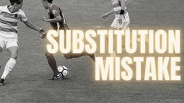 Soccer Ref Tips - Substitution Mistake