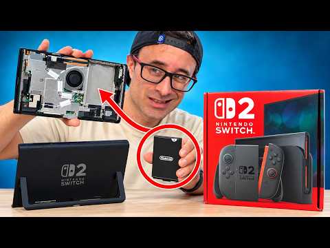 New Nintendo Switch 2 with REMOVABLE BATTERY 😎 Here's how it works